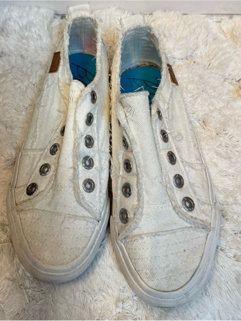 Blowfish Women’s White Slip-On Sneakers